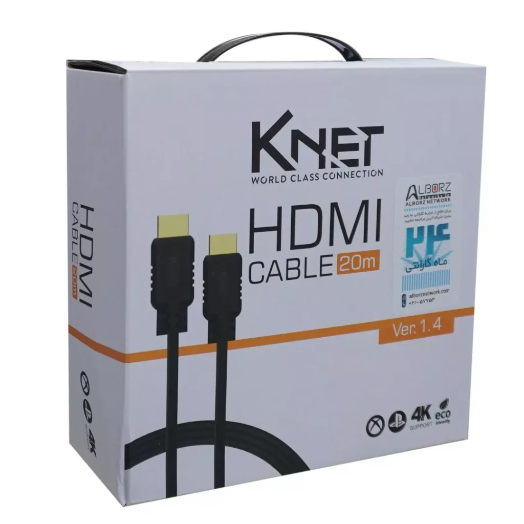 کابل HDMI کی نت 20 متری K-C205