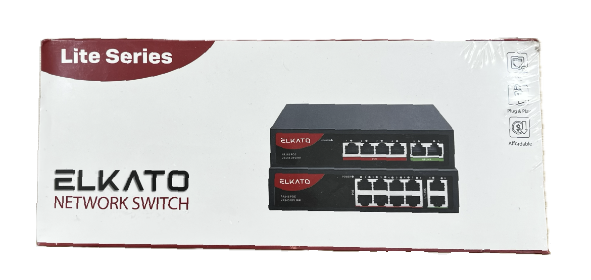 سوئیچ شبکه 4 پورت POE الکاتو EL-1SBL042BP-65W