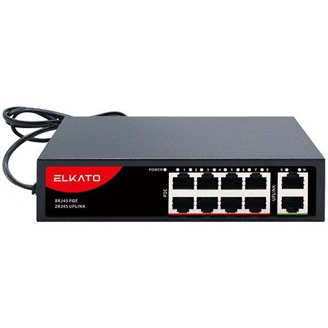 سوئیچ شبکه 8 پورت POE الکاتو EL-1SBL082BP-120W