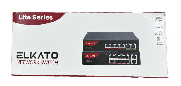 سوئیچ شبکه 8 پورت POE الکاتو EL-1SBL082BP-120W