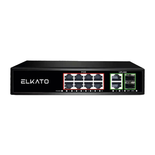 سوئیچ شبکه 8 پورت POE الکاتو EL-1SG0822GP-120W