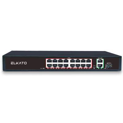 سوئیچ شبکه 16 پورت POE الکاتو EL-1SB1621GP-250W(V2)