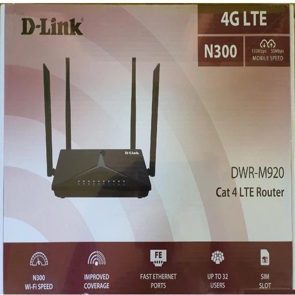 مودم سیمکارتی آنلاک 4G دی لینک مدل DWR-M920