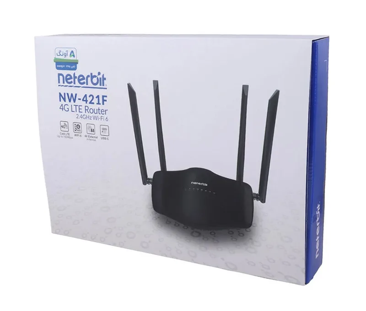 مودم سیمکارتی آنلاک LTE/4G نتربیت مدل NW-421F با گارانتی آونگ
