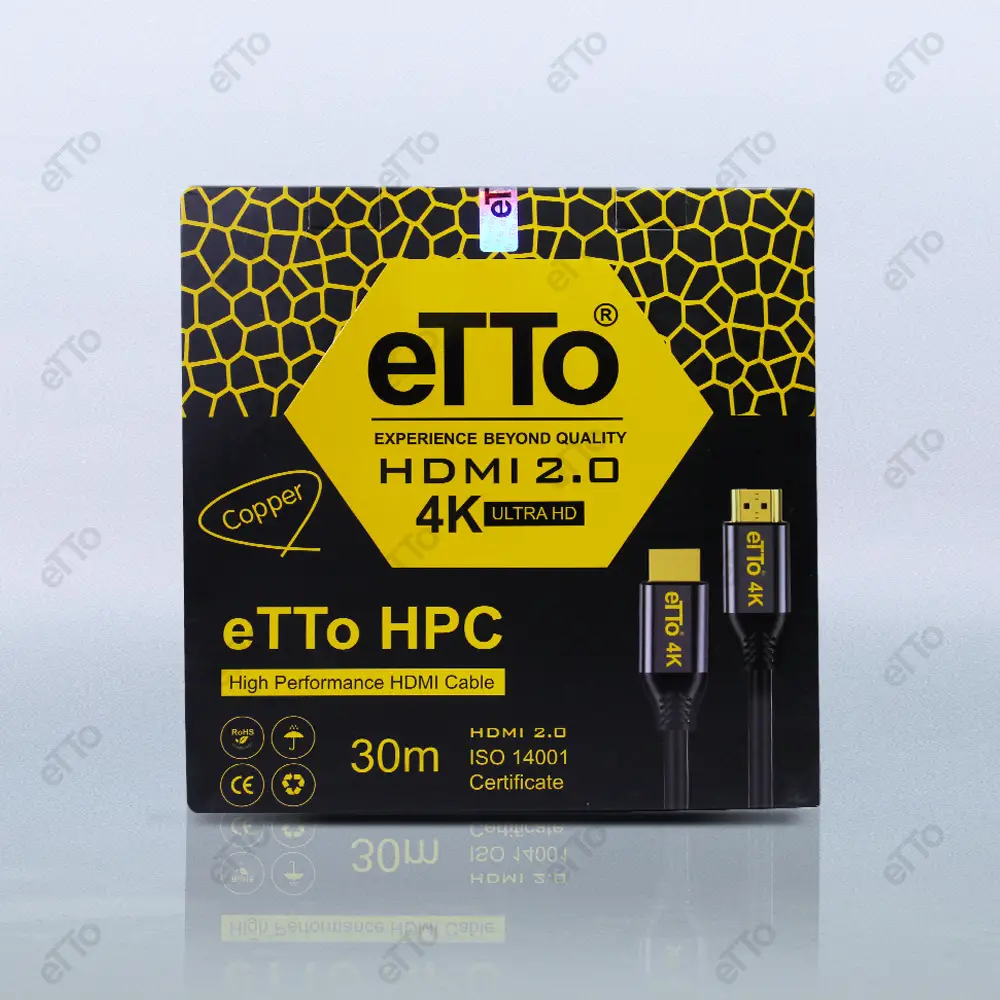 کابل HDMI برند eTTo طول 15 متر کیفیت 4K